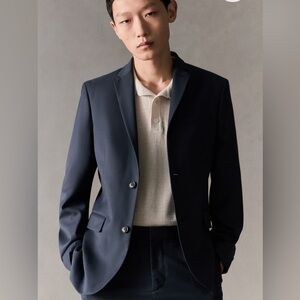 Men's Slim Blue Blazer